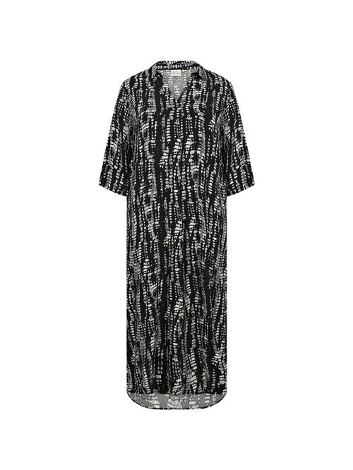 Wasabi Concept Kjole 'Kiwi'  sort / hvid