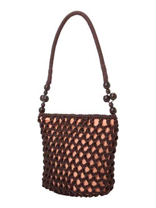 & Other Stories Skuldertaske  mørkebrun / lyseorange