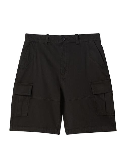 Bershka Cargobukser  sort