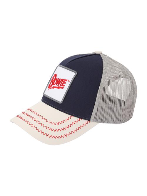 AMPLIFIED Hætte 'David Bowie'  navy / rød / hvid / uldhvid