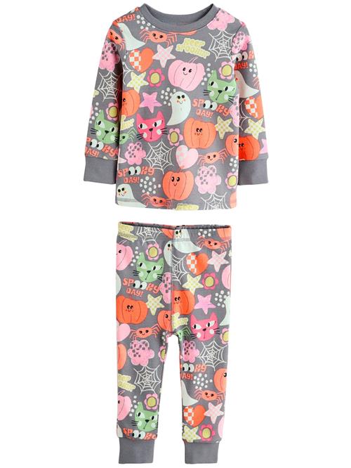 Next Nattøj 'Halloween Snuggle'  mudderfarvet / mørkeorange / lys pink / hvid
