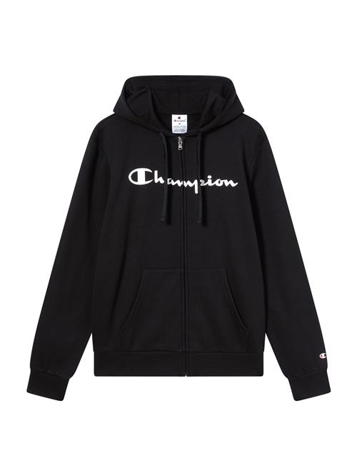 Champion Authentic Athletic Apparel Sweatjakke  sort / hvid