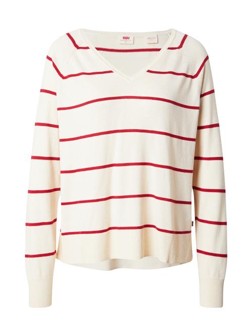 LEVI'S ® Pullover 'Petal'  rød / uldhvid