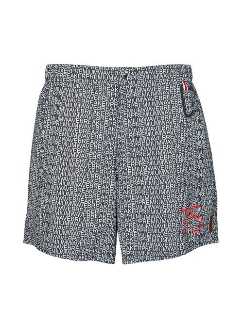 wavebreaker Badeshorts  grå / rød / hvid