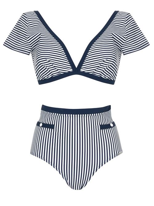SUNFLAIR Bikini  navy / hvid