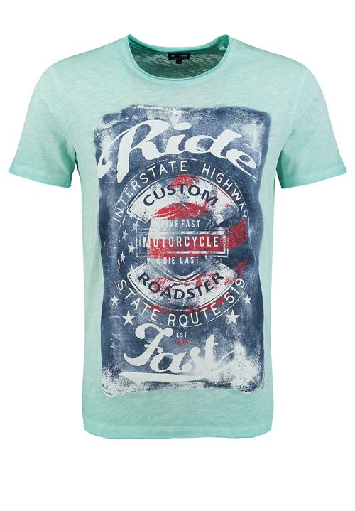 Key Largo Bluser & t-shirts 'Fast'  blue denim / mint / rød