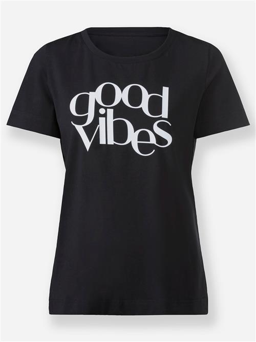 heine Shirts  sort / hvid