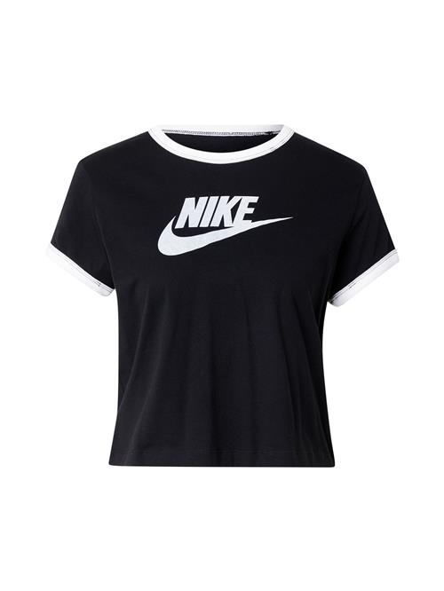 Nike Sportswear Shirts 'RINGER'  sort / hvid