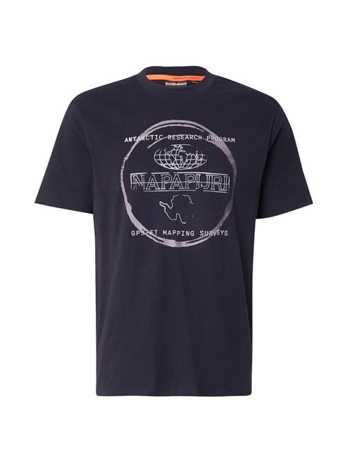 NAPAPIJRI Bluser & t-shirts 'S-Bald'  grå / orange / sort