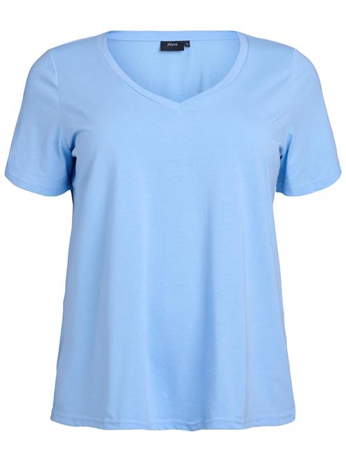 Zizzi Shirts 'Mkatja'  himmelblå