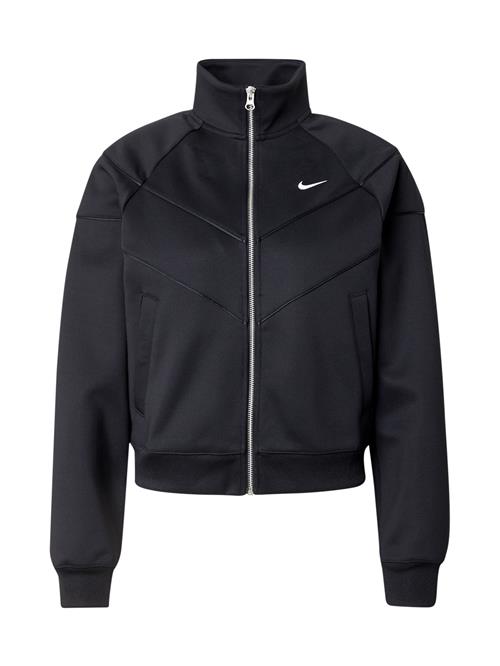 Nike Sportswear Sweatjakke  sort / hvid