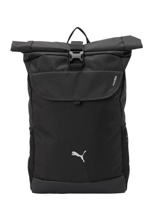 PUMA Sportsrygsæk 'TECH Roll Top'  sort / hvid