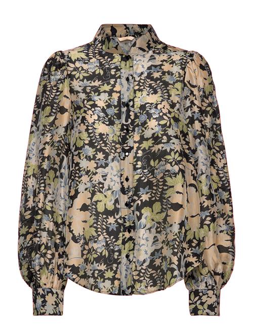 by Ti Mo | Striped Organza Blouse** | XS