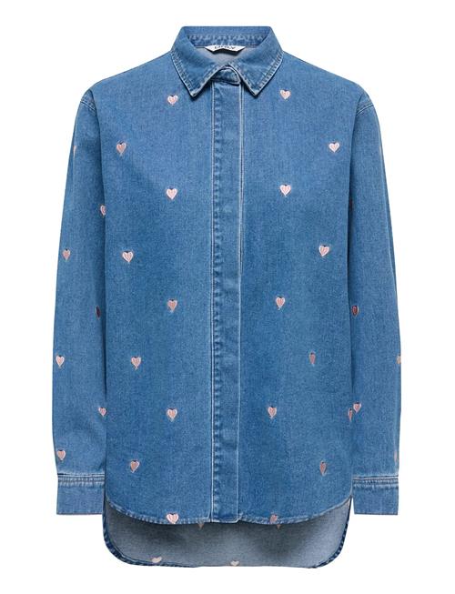 ONLY | Onlvera Ls Heart Dnm Shirt Gua | M