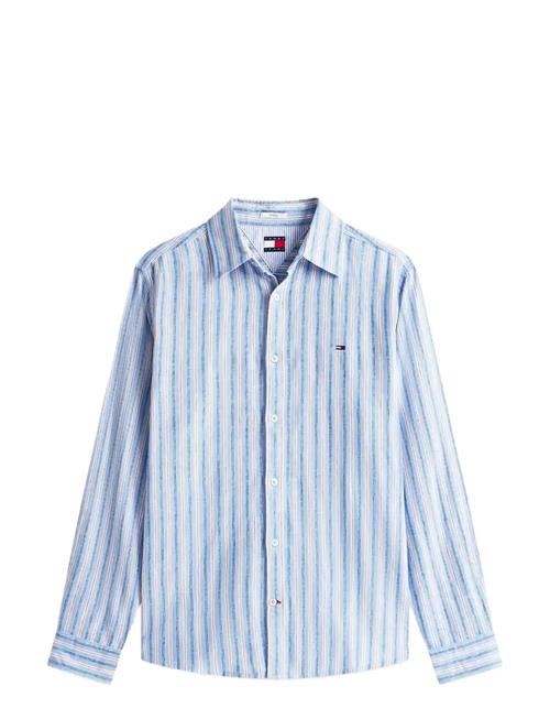 Tommy Jeans | Tjm Reg Linen Mx Strp Shirt Ext | L