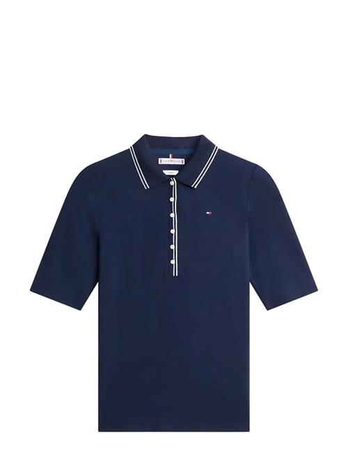 Tommy Hilfiger | Lyocell Tipping Slim 1/2Slv Polo | L