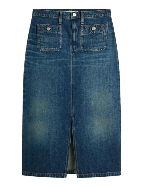 Tommy Hilfiger | Dnm Nate Midi Straight Skirt Hw | 42