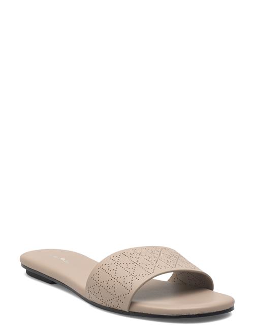 Calvin Klein | Org Flat Sndl One Bar Lth Aop | 37