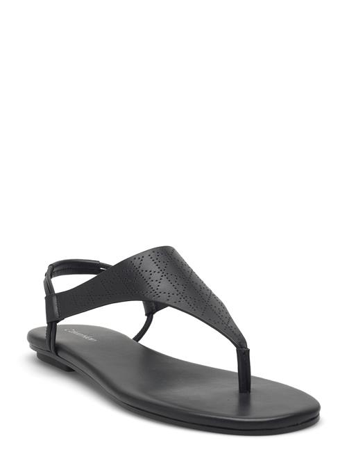 Calvin Klein | Org Flat Sndl Thong Lth Aop | 36