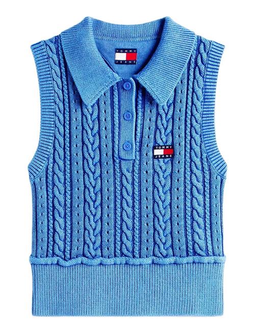 Tommy Jeans | Tjw Gmd Cable Polo Sweater | L