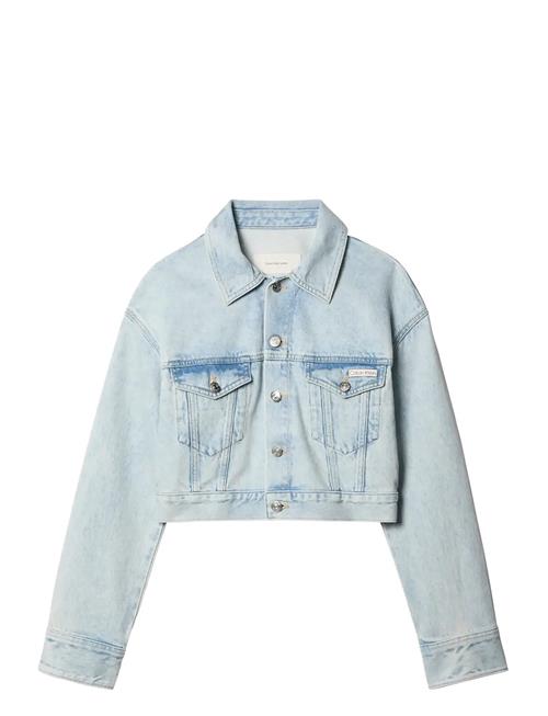 Calvin Klein Jeans | Denim Cropped Trucker Bleached B | XS