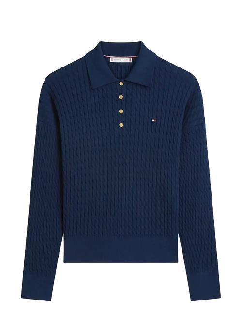 Tommy Hilfiger | Co Cable Fine Gg Rlxd Polo Swt | M