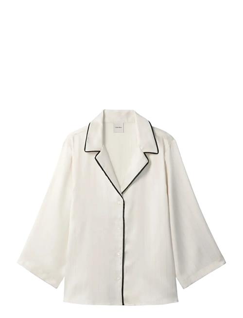 Calvin Klein | Satin Ss Shirt | XS