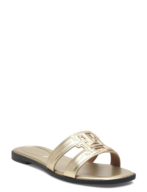 Tommy Hilfiger | Th Logo Strap Mule Gold | 39