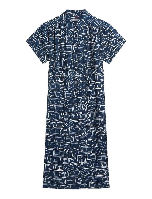Tommy Hilfiger | Linen Belted Knee Ss Shirt Dress | XL