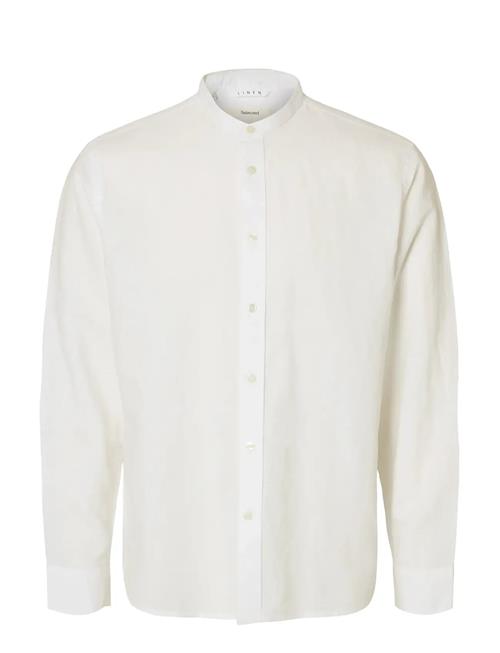 Selected | Slmregclay Linenblend Ls Shirt Band Noos | XXL
