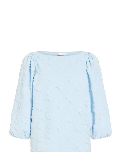 Vila | Videvera Boatneck 3/4 Jacquard Top/R/1 | XXL