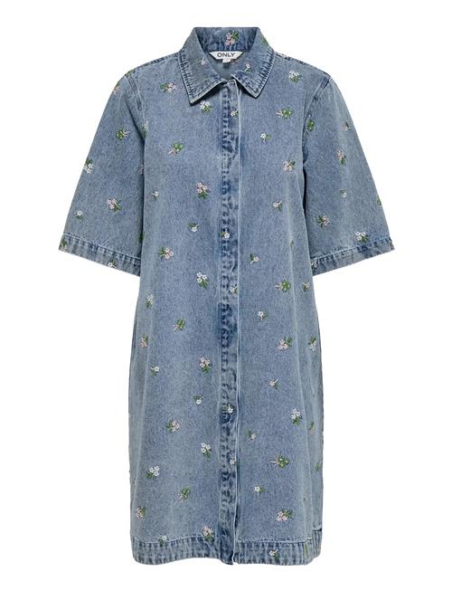 ONLY | Onlvera-Belle S/S Flower Dress Dnm Yor | XS