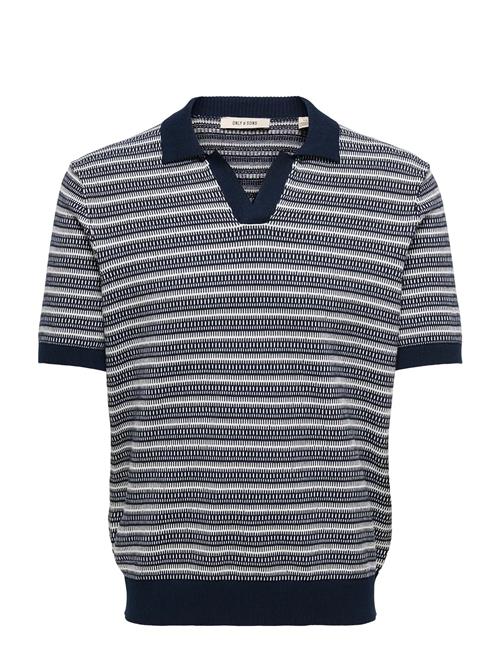 ONLY & SONS | Onstilo Life Reg Ss Split Neck Knit Noos | XS