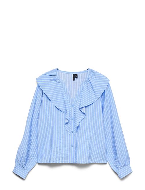 Vero Moda | Vmkaja Ls V-Neck Frill Shirt Wvn | XS