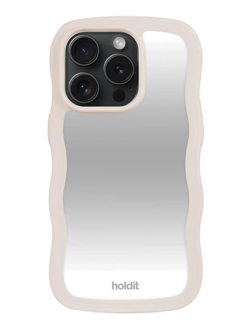 Holdit | Wavy Case Iphone Light Beige/Mirror | IPHONE 15PRO