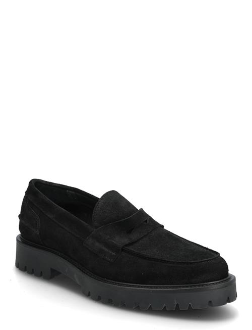 Garment Project | Aaron Penny Loafer - Black Suede | 46