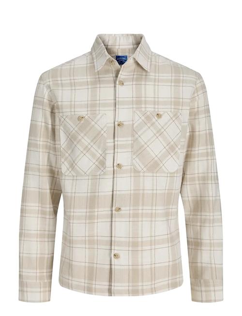 Jack & Jones | Jprblurayle Linen Bl.check Ls Shirt Sn | XXL