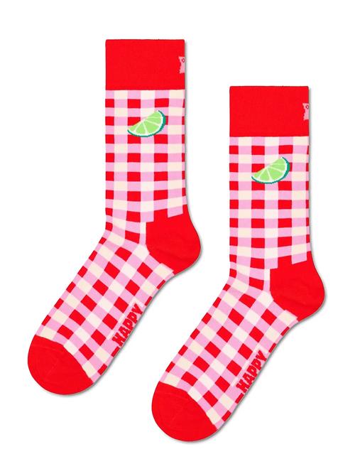 Happy Socks | Gingham Lime Sock | 41-46