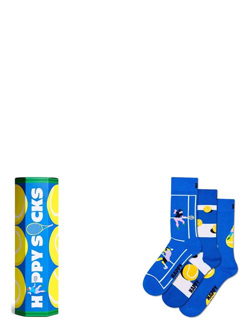 Happy Socks | 3-Pack Tennis Socks Gift Set | 36-40