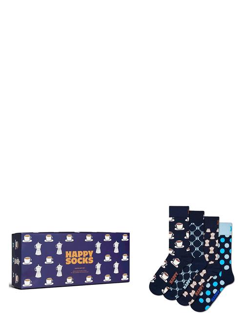 Happy Socks | 4-Pack Coffee Socks Gift Set | 41-46