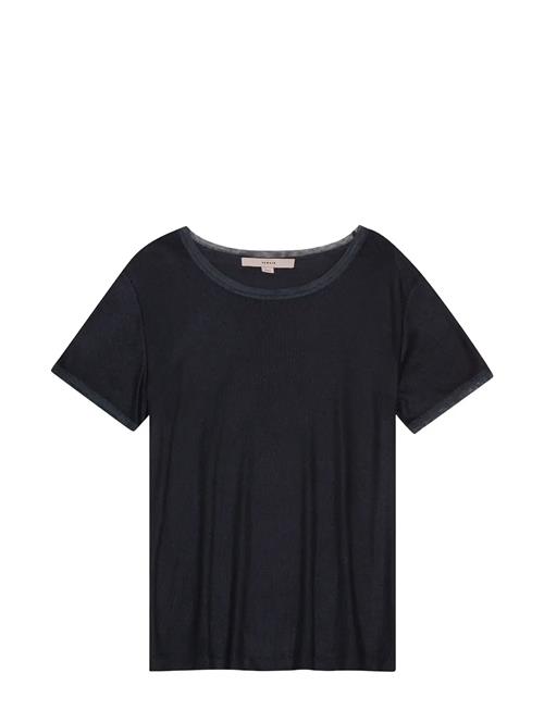 REMAIN Birger Christensen | Mesh Trim Tshirt | XS