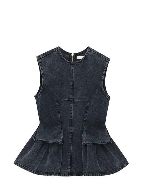 REMAIN Birger Christensen | Peplum Denim Top | 34