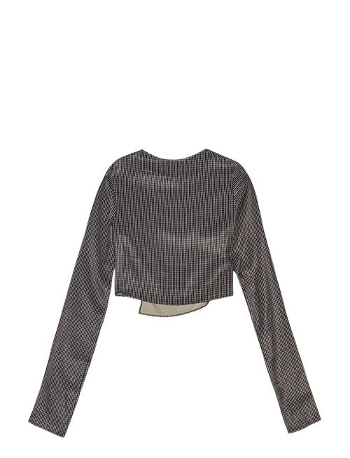 REMAIN Birger Christensen | Drapy Check Shirt | 38