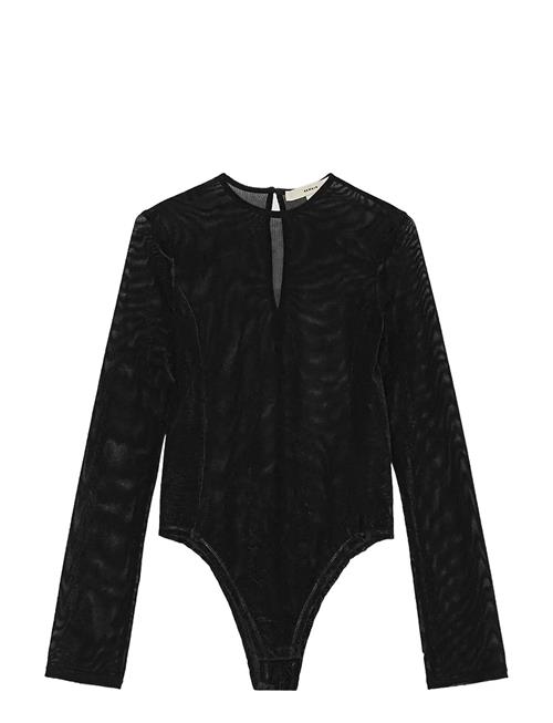 REMAIN Birger Christensen | Velvet Mesh Bodysuit | 34