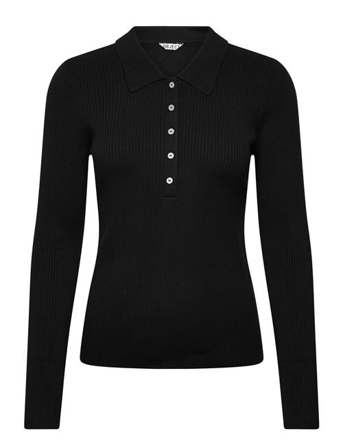 Object | Objkelly L/S Sli Polo Knit Pullover Noos | XL