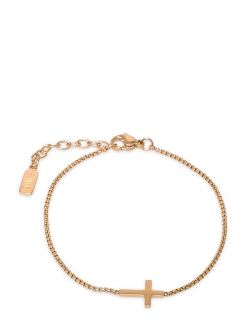 Samie | Cross - Bracelet Gold-Plated Steel | ONE SIZE
