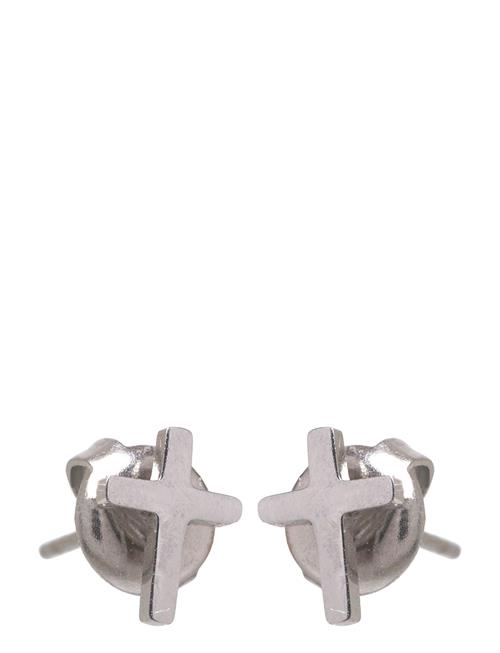 Samie | Cross - Earstuds Steel | PAIR