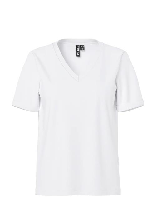 Pieces | Pcria Ss V-Neck Solid Tee Jrs Noos Bc | XL