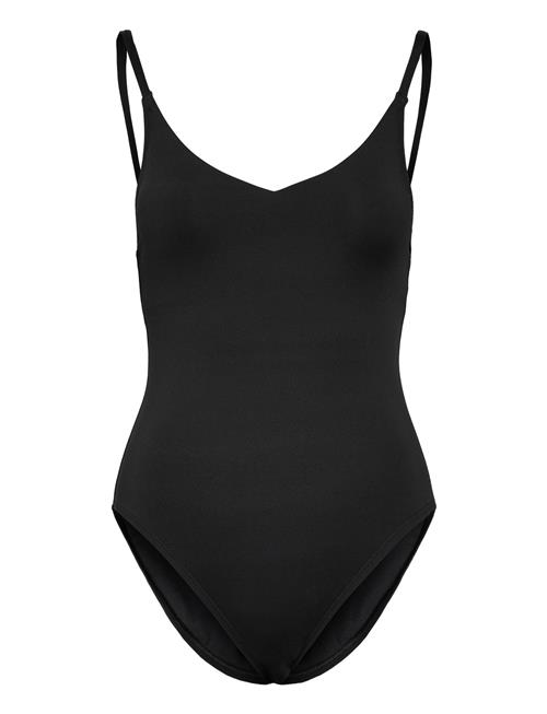 Speedo | Solid V-Neck Swimsuit | L