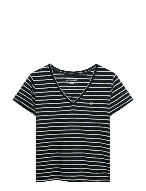 Superdry | Studios Slub Emb Vee Tee | 14